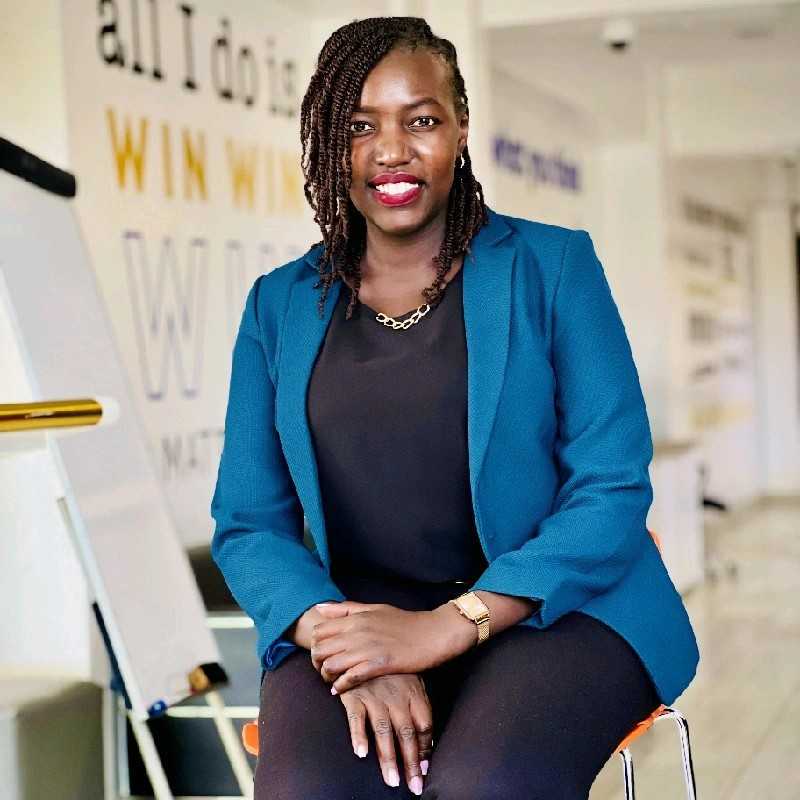 Team member, Karen Kurgat